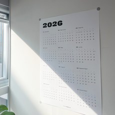 2026년 한장달력 큰 1년 포스터 달력 연력 낱장캘린더 벽걸이 플래너 캘린더