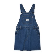 와키윌리 WACKY WILLY 우먼스 데님 오버롤 스커트 블루 WA2502OP63BL 124755, F
