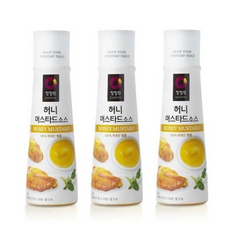 청정원 허니머스타드소스 320g 3개 새콤달콤 튀김소스 소시지소스 치킨너겟소스 돈가스소스