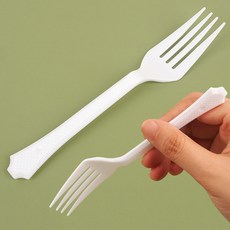 이니하우스 플라스틱포크 10P 다회용포크용기