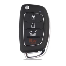 YIQIXIN 3 버튼 현대 Accent Elantra Solaris Sonata Tucson Santa Fe I10 I20 I30 I35 I40 용 원격 자동차, 02 4 Button, 04 TOY40 Blade