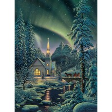 버팔로게임즈 직소퍼즐 Kim Norlien - Light of The World - 1000피스 겨울 직소 퍼즐 - 성인용 축제 휴일 퍼즐 - 정밀 컷 피스 크리스마스 아트, 버팔로게임즈 직소퍼즐 Kim Norlien - Ligh