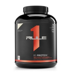 RULE1 分離式乳清蛋白粉 香草冰淇淋口味, 2.204kg, 1桶