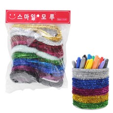 반짝이 모루 벌크 10개입 혼합세트, 상세페이지 참조, 1