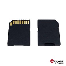 sun-yes MicroSD/TF卡轉SD卡 轉接卡 SY-409 小卡變SD大卡, 1個