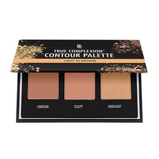 블랙래디언스 트루 컴플렉션 컨투어 팔레트 11g, 1개, Light to Medium