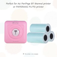 PeriPage A6 포켓 감열식 프린터용 자체 접착 57 30mm 2.17 1.18 가 있는 용 스티커 용지 롤 감열지