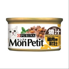 MonPetit 貓倍麗 貓罐 85g 24罐組, 24個, 【經典主食】烤雞巧達起司