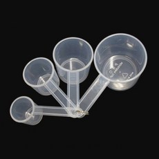 프로계량컵 25 50 100 200cc 4종세트 민물 떡밥컵, 1개