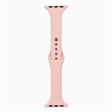 w9999 Apple Watch 7 SE 6 3錶帶超薄矽膠錶帶繩 綁繩 錶帶 38 40 41可替換 42 44, 05.玫粉色38/40/41mm