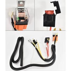 汽車改裝 12V 喇叭線束 繼電器套件 防爆喇叭 適用於汽車卡車, 1個