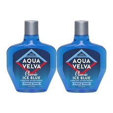 아쿠아벨바 클래식 아이스 블루 쿨링 애프터 셰이브 펌 & 톤, 207ml, 2개