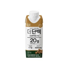 빙그레 더단백드링크 250ml 드링크커피 18개입/단백질드링크/우유단백질/단백질보충/무, 18개