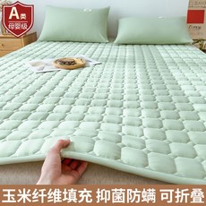 시원한 냉감패드 여름패드 침구 침대 누빔 쿨패드 순면, 싱글 120x200cm, A급  - 스모키