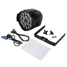 1PCS 18x18W RGBWA UV Led 파 조명 6in1 DMX 알루미늄 DJ 디스코 워시 효과 전문 무대, 01 01 CHINA, 01 01 AU 플러그, 04 04 Big 18x12W 4in1