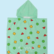 짱구는못말려 짱구잠옷 후드 비치가운 유아비치타올