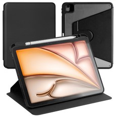 코지스 아이패드케이스 iPad Air 4/5/6/7 iPad pro 1/2/3/4세대 10.9인치 11인치, 블랙, 1개