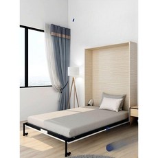 공간활용 월베드 좁은방 프레임 붙박이침대 폴딩 히든 벽설치, 세로 1.2x2