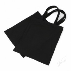 JT 무지에코백 2p 34.5x42cm 블랙 단체가방
