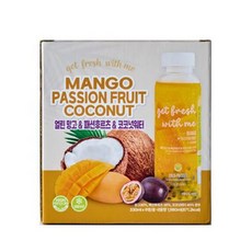 [겟프레시] 망고&패션후르츠, 2개, 330ml