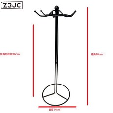 Z3JC 旋轉鍋鏟置物架廚房檯面掛勺子鏟子的架子掛鉤託廚具湯勺收納掛架 鐵藝黑色 如圖, 1個, 鐵藝黑色【不旋轉/無瀝水盤】:如圖