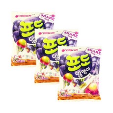 오리온 포도 알맹이 216g (36gx6봉입) x3개, 3개