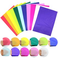 [동화오피스] 칼라 습자지 색화지 꽃볼만들기 소량 100매입, 연분홍