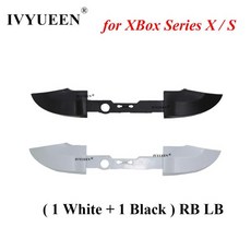IVYUEEN XBox 시리즈 X S 컨트롤러용 RB LB 범퍼 RT LT 트리거 버튼 모드 키트 미들 바 홀더 교체 수리 부품, 1개, Pack A, 02 Pack A