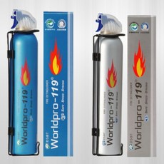 차량용소화기 소화기 간이 차량용 화재 스프레이 가정용 프로 캠핑용 에어로졸 미니 360ml, 블루, 1개