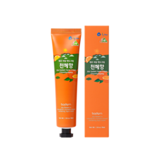 제주 바담 핸드크림 수국 70ml 제주기념품 끈적임없는 촉촉한 시어버터 제주여행 선물, 천혜향, 1개