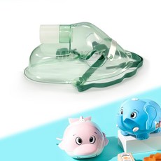 미니코끼리 네블라이저 마스크 소모품 부품 미니돌핀 미니하마 마스크 대형 소형, 마스크(대형), 1개