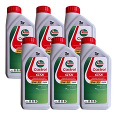 캐스트롤 GTX SN C3 5W30 1리터 X 6개, 1L