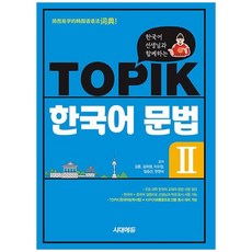 한국어 선생님과 함께하는 TOPIK 한국어 문법, 2, 시대에듀
