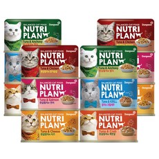동원 뉴트리플랜 고양이 습식캔, 6종혼합, 160g, 12개