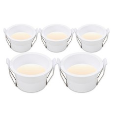 라인라이팅 LED 어반(움푹) 3인치 다운라이트 8w, 5개, 어반(움푹)3인치 8w 전구(노란빛)