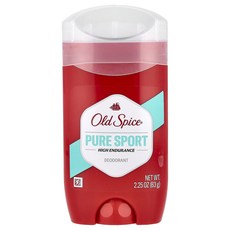Old Spice 퓨어 스포츠 데오드란트 높은 지구력 63g(2.25oz), 63g, 1개