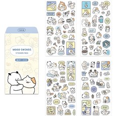 DASH AND DOT Pojak Pojak mood swings貼紙組, 1套, 混色
