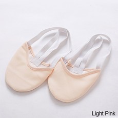 리듬 체조 발레화 부드러운 하프 양말 볼룸 아트 탄성 발레 댄스 신발 액세서리