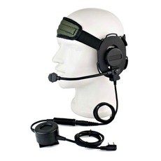 AnyTalk HD03 頭戴式對講耳機 FT-355, 灰綠色