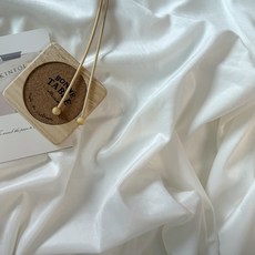 CRT 026 탐나요 단면 스웨이드 벨벳 스판 원단 무지 패브릭 세무 대폭 극세사 천, 1개, 크림