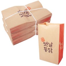 벅스웨이 옛날통닭 각대봉투(대), 1세트, 300개