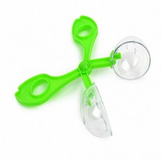 곤충채집 집게 14cm 탐험 곤충사육통 LED밴드, 연두