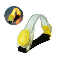 런닝 LED 스포츠 밴드 암밴드 산책 야간 라이트, 1개, 옐로우