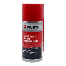 뷔르트 실리콘스프레이 150ml 고무 윤활 플라스틱 광택 보호, 1개