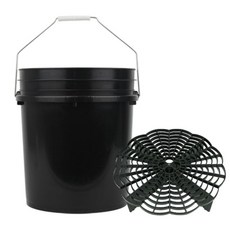 기본 세차버킷 셀프 세차 버킷 그릿가드 2종 세트 블랙매직세차용품 세차용품세트 셀프세치용품, C99-211, 1개