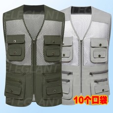 戶外多口袋馬甲背心 背心男 耐磨背心 速乾透氣背心 工裝背心男 釣魚休閒背心 機能工作背心 攝影背心 純棉背心