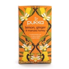 PUKKA 檸檬薑麥蘆卡蜂蜜茶, 20入, 2g