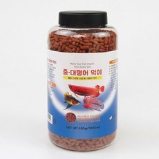 YB 라이브오리진 중대형어 먹이 1000ml 350g