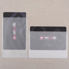 제오오스토어 카드 케이스 투명카드수납케이스 반투명케이스 명함케이스