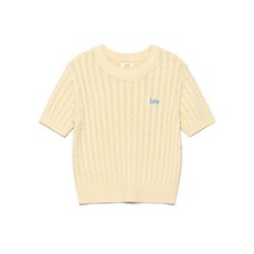 브랜드정품 리 LEE 우먼 케이블 니트 버터 361979